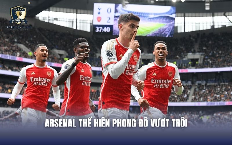 Arsenal thể hiện phong độ vượt trội trong top 100 câu lạc bộ mạnh nhất thế giới 