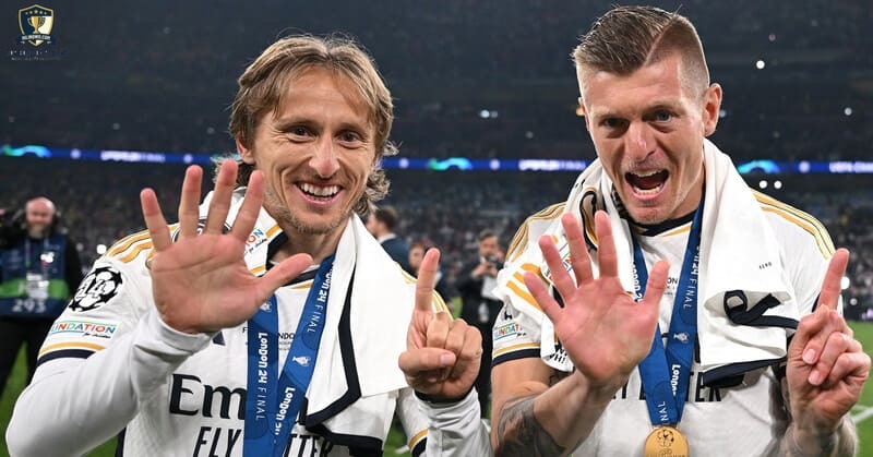 Luka Modric và Toni Kroos là cặp bài trùng ưu tú kỷ nguyên hiện đại
