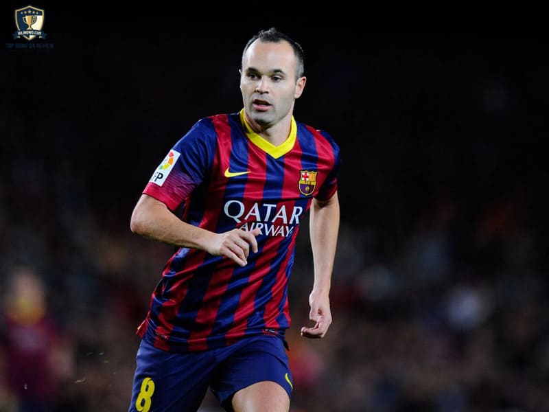 Tên cầu thủ bắt đầu bằng chữ i - Huyền thoại Barcelona Andres Iniesta